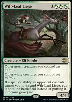 MTG Magic the Gathering Wilt-Leaf Liege (294/603) Double Masters 2022 NM - Image 1