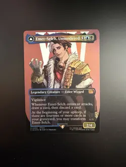 MTG Final Fantasy English Emet-Selch, Unsundered Borderless 0394 Foil - Image 1