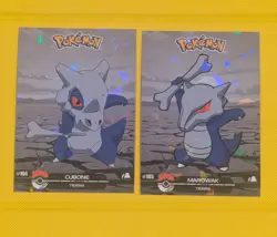 Cubone & Marowak - Cracked Ice Holo - Crystal Dark Black 2025 - Pokemon Card - Image 1