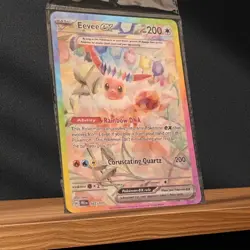 Pokemon TCG | Eevee Lenticular Oversized Holo Promo Pokemon Center Exclusive NM - Image 2