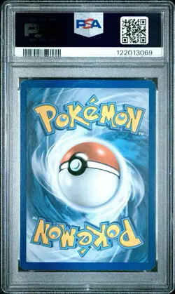 2015 POKEMON XY DOUBLE CRISIS #15 FULL ART/TEAM MAGMA'S GROUDON EX PSA 8 - Image 2