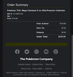 Pokemon Mega Charizard EX Ultimate Premium Collection PRESALE Order Confirmed - Image 3