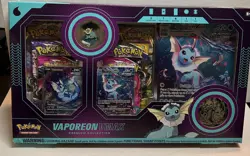 Pokemon TCG Eevee Evolution VMAX Premium Collection Box Vaporeon - Image 1