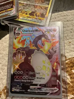 2024 Pokemon Charizard VMAX Shining Fates SV107 Near Mint - Image 1