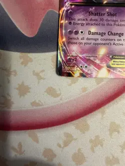 Mewtwo EX XY107 XY Holo Near Mint Pokemon - Image 5