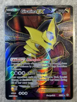 Giratina EX (93 Full Art) 93/98 Pokemon TCG XY Ancient Origins (Heavy Play) HP 1 - Image 1