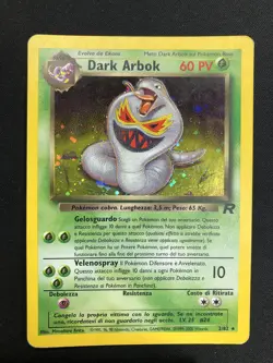 Pokemon Dark Arbok 2/82 Team Rocket Rara Holo ITA Unlimited Wizards Vintage - Image 1