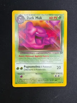 Pokemon Dark Muk 41/82 Team Rocket Prima Edizione Wizards ITA Carte Vintage - Image 1