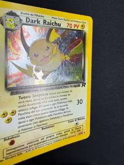 Pokemon Dark Raichu 83/82 Team Rocket Rara Holo Unlimited Wizards ITA Vintage - Image 5