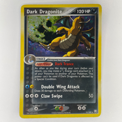 DARK DRAGONITE 15/109 HOLO SWIRL EX TEAM ROCKET RETURNS HP POKEMON - Image 1