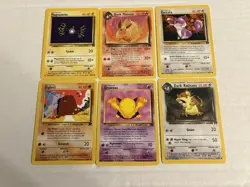 Pokemon TCG Team Rocket 30 Card Common/Uncommon Lot. No Duplicates. NM-NP - Image 2