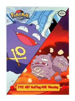 Pokemon Card - Koffing/Weezing TV13 - TV Animation Edition - Topps Series 1 - Image 1