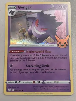 Gengar - 066/196 - Holo Rare (Trick or Trade BOOster 2023) NM, English Pokemon - Image 1