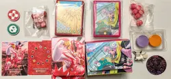 Pokemon Iono Urshifu Paradox Rift Deck Boxes and sleeves, Coin, Dice, Pin LOT - Image 1