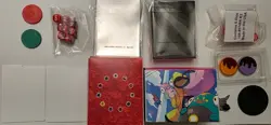 Pokemon Iono Urshifu Paradox Rift Deck Boxes and sleeves, Coin, Dice, Pin LOT - Image 2