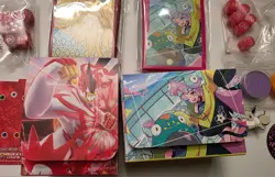 Pokemon Iono Urshifu Paradox Rift Deck Boxes and sleeves, Coin, Dice, Pin LOT - Image 3