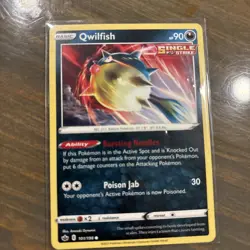Qwilfish 101/198 Chilling Reign Reverse Holo Common Pokemon Card TCG Unlimited - Image 1