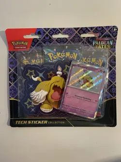Pokemon TCG Scarlet & Violet Paldean Fates Tech Sticker Collection (Greavard) - Image 1