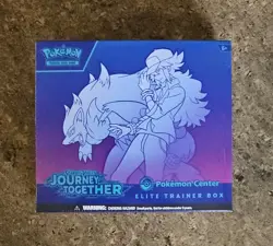 New Sealed Pokemon TCG Journey Together Pokemon Center Elite Trainer Box - Image 1