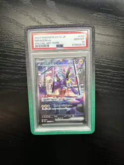 PSA10 Pokemon Japanese Sv1V-Violet Ex 102 Miraidon Ex Special Art Rare - Image 1