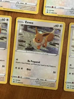 Eevee SWSH190 (Qty. 5) Holo Black Star Promos, Sword & Shield, Pokemon TCG Cards - Image 2