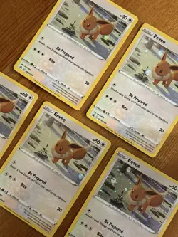 Eevee SWSH190 (Qty. 5) Holo Black Star Promos, Sword & Shield, Pokemon TCG Cards - Image 3