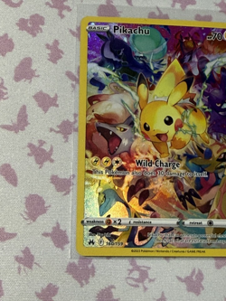 Pikachu (Secret) 160/159 Crown Zenith Holo LP Pokemon TCG Card (Added Photos) - Image 3