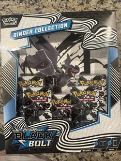 Pokemon Black Bolt Binder Collection - Image 1