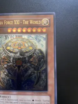 Yugioh Arcana Force XXI - The World LODT-EN016 Ultimate Rare Near Mint - Image 4