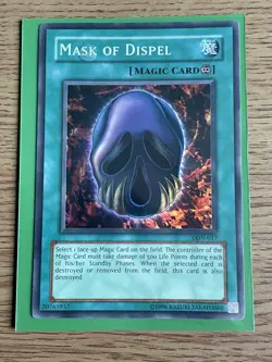 Yu-gi-oh Mask Of Dispel LON-017 Super Rare NM card - Image 2