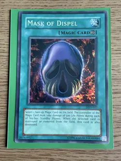 Yu-gi-oh Mask Of Dispel LON-017 Super Rare NM card - Image 3
