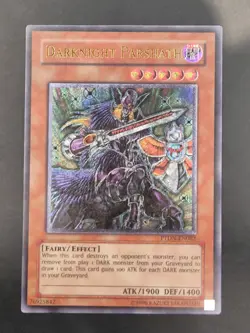 YUGIOH DARKNIGHT PARSHATH ULTIMATE RARE VERY GOOD PTDN-EN082 - Image 1