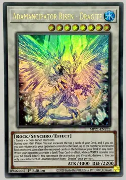 MP21-EN232 Adamancipator Risen - Dragite - Ultra Rare 1st Edition Lightly Played - Image 1