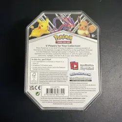 Nintendo Pokemon V Powers Tin Trading Card Game Eevee V - Eevee Tin 820650807794 - Image 2