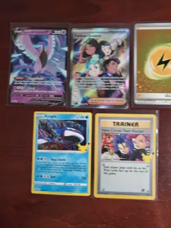 Pokemon 5 Card Lot Holos EX, V And Rare Cards , Great Value Set Building Lot13 - Image 2