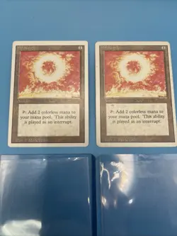 X2 Sol Ring Revised Cards Mtg Mp Lot 1S - Image 1