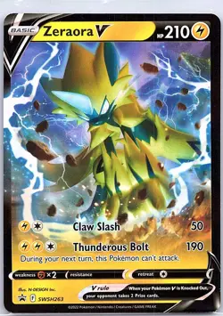 Zeraora V - SWSH263 SWSH: Sword & Shield Promo Cards - Pokemon Card - NM - Image 1
