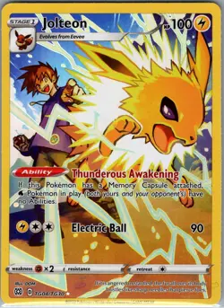 Jolteon TG04/TG30 SWSH09: Brilliant Stars Trainer Gallery - Pokemon Card - NM - Image 1