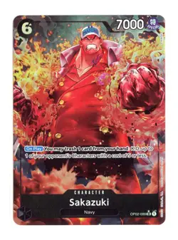 Sakazuki Alt Art OP02-099 SR * One Piece Premium Booster The Best Card - Image 1