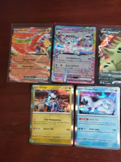 Pokemon 5 Card Lot Holos EX, V And Rare Cards , Great Value Set Building Lot10 - Image 2