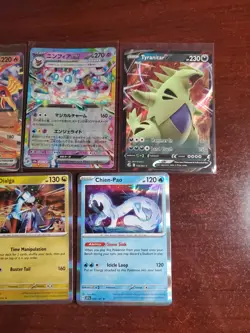 Pokemon 5 Card Lot Holos EX, V And Rare Cards , Great Value Set Building Lot10 - Image 3
