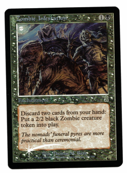 Magic the Gathering MTG Card: Zombie Infestation FOIL 170/350 Odyssey Rare! NM - Image 1