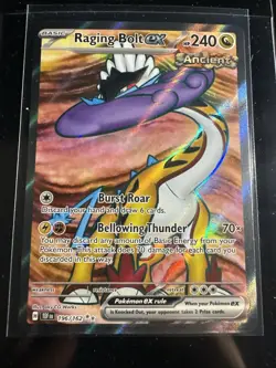 Raging Bolt EX 196/162 Pokemon TCG Temporal Forces Ultra Rare Full Art Card - Image 1