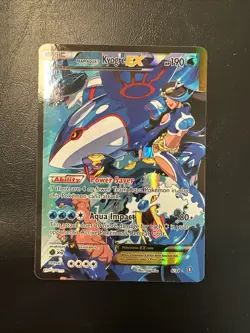 Pokemon Card - Team Aqua's Kyogre EX Double Crisis 6/34 Full Art - Image 1