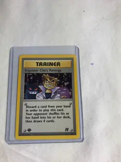 Imposter Oak's Revenge Pokemon Card 76/82 Rocket Set - Image 1