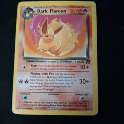 Pokemon Card Lot Light Vaporeon Dark Vaporeon Dark Flareon Vintage Lot - Image 3