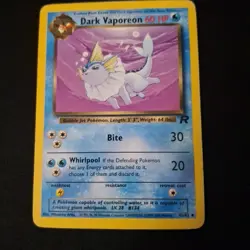 Pokemon Card Lot Light Vaporeon Dark Vaporeon Dark Flareon Vintage Lot - Image 4
