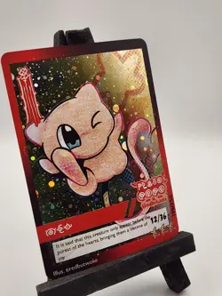 Pluto Coco X Tiredbutwoke Mew Holographic Card 198/250 - Image 2