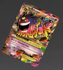 Pokemon Mega M Gengar EX Holo Card 35/119 Phantom Forces XY - Image 1