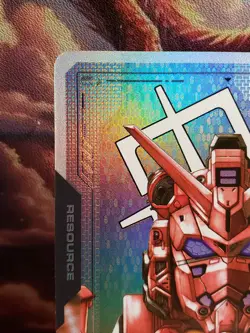 Gundam TCG Card Game Dual Impact Foil Resource GD02 C+ R-013 Red Gundam - Image 2